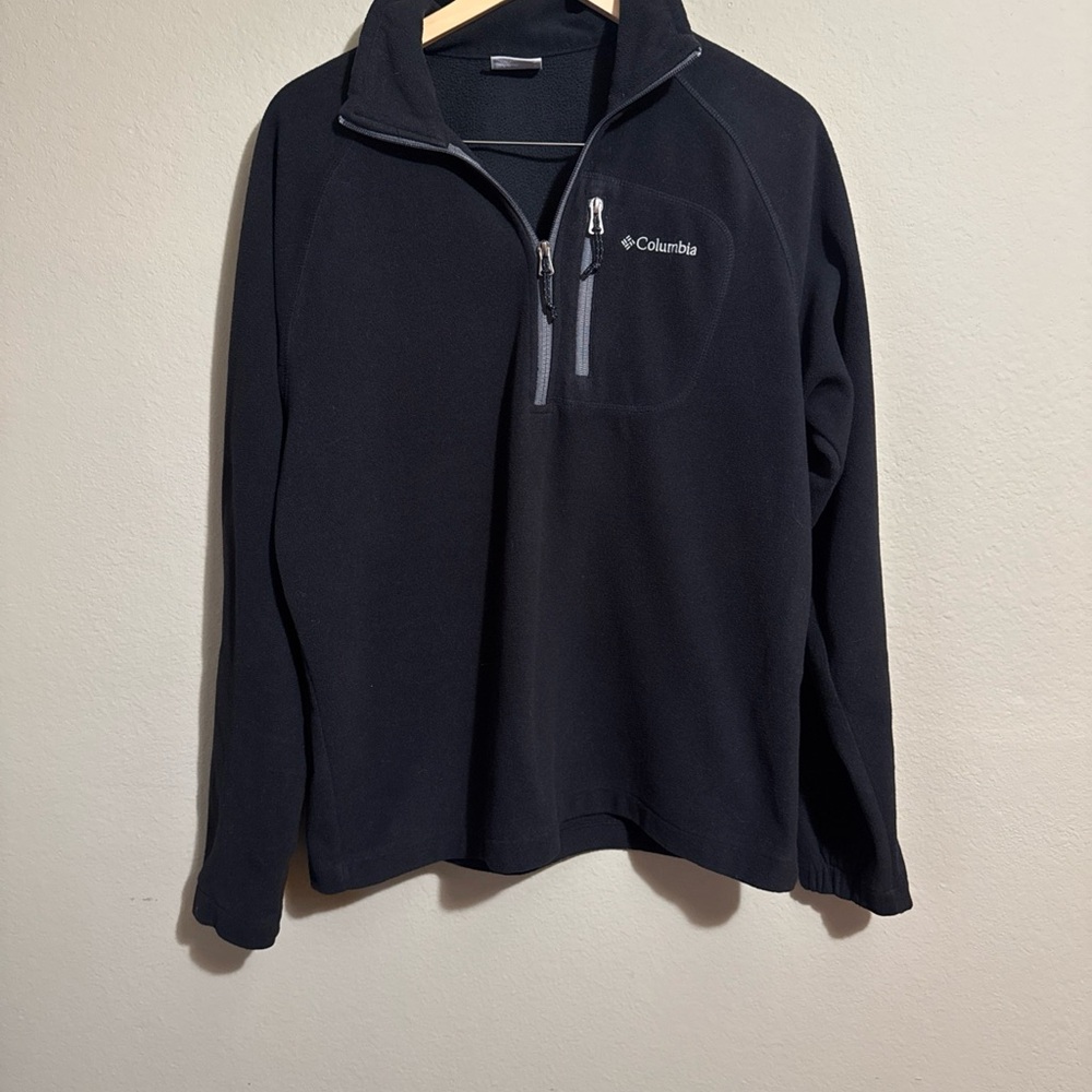 Columbia Quarter Zip Fleece Jacket Men’s Size M
